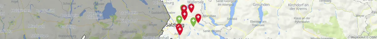 Kartenansicht für Apotheken-Notdienste in der Nähe von Hof bei Salzburg (Salzburg-Umgebung, Salzburg)